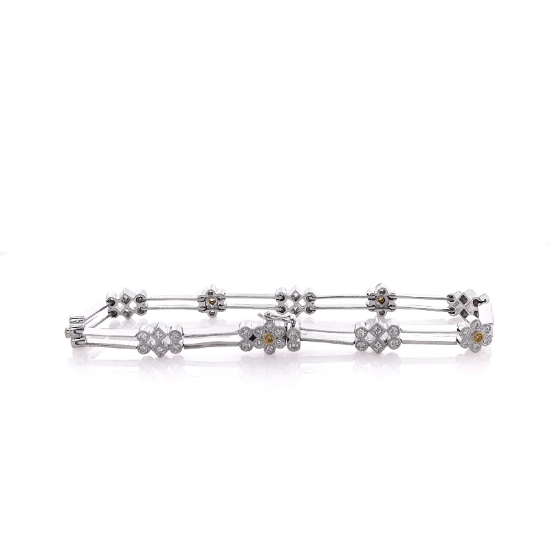 Stunning Jewelry Pieces At The Lowest Prices Ever Estate Simon G Two-Tone Milgrain Accent Diamond Bracelet Stunning Jewelry Pieces At The Lowest Prices Ever Estate Simon G Two-Tone Milgrain Accent Diamond Bracelet