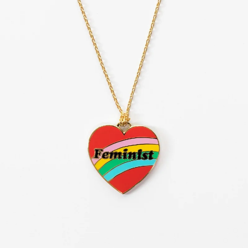 Luxury Jewelry At Budget-Friendly Prices – Grab Yours Now Feminist Heart Pendant