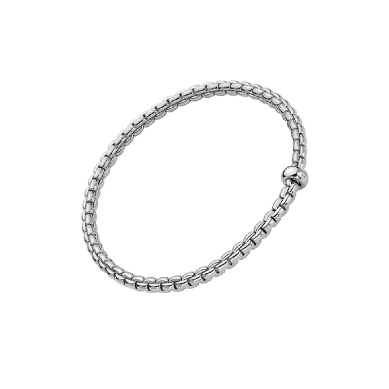 Big Savings On Your Favorite Jewelry Pieces Fope 18k White Gold Eka Flex'it Bracelet