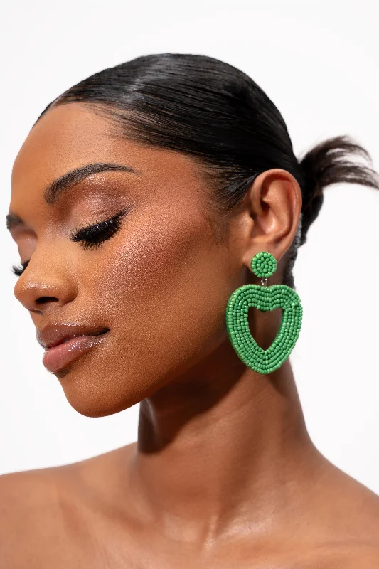 Limited-Stock Jewelry Clearance – Grab Your Favorites Now FREDA EARRINGS in GREEN