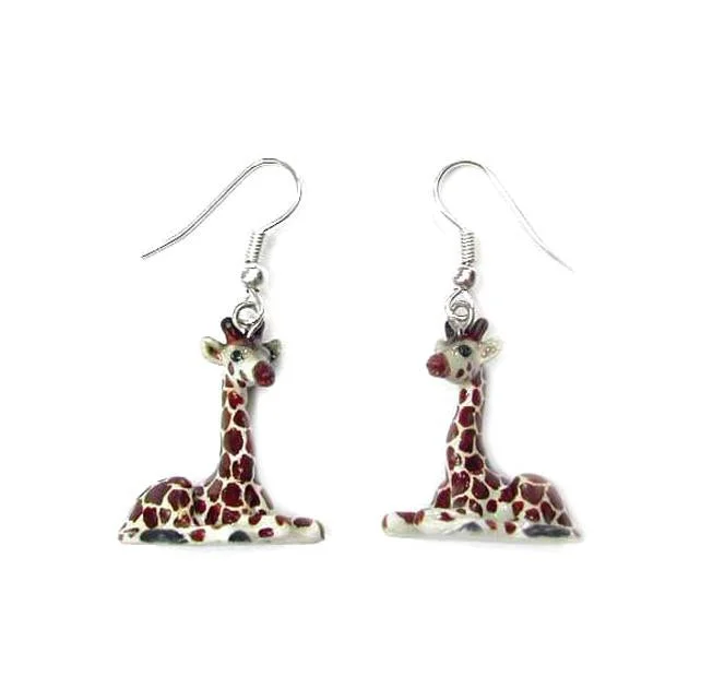 Save On Luxury Jewelry Pieces – Limited-Time Offers Giraffe Porcelain Earrings