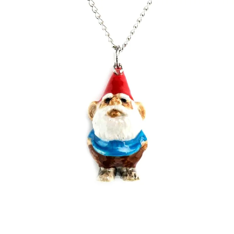 High-End Jewelry, Now More Affordable Than Ever Gnome Pendant Porcelain Jewelry