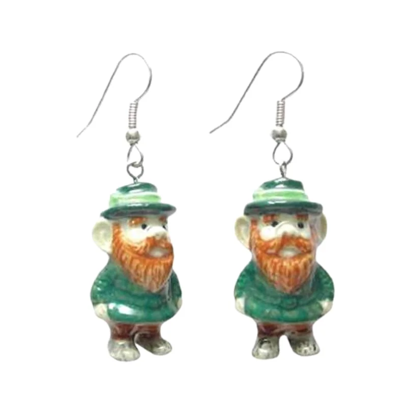 Affordable Luxury Jewelry – Style At A Great Price Leprechaun Porcelain Earrings