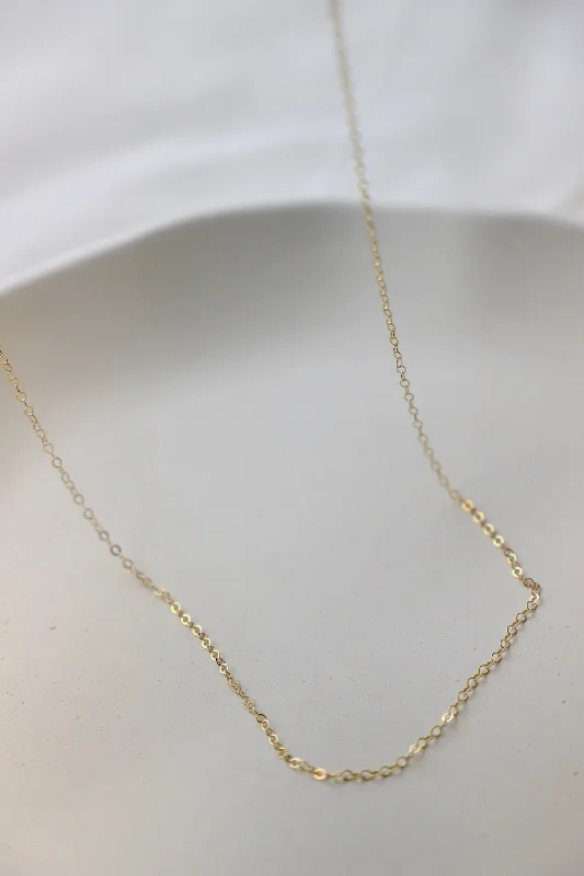 Limited-Time Jewelry Sale – Elegant Styles At Less GOLD FILLED CABLE CHAIN