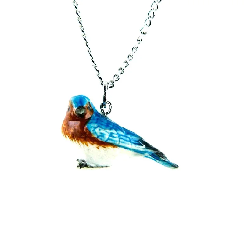 Luxury Jewelry Sale – Elegant Styles At Unbeatable Prices Bird - Bluebird Pendant Porcelain Jewelry