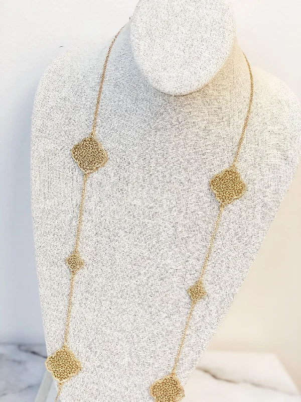 Shop Dazzling Jewelry At The Best Prices Karisa Filigree Station Necklace - Choice of Color Shop Dazzling Jewelry At The Best Prices Karisa Filigree Station Necklace - Choice of Color