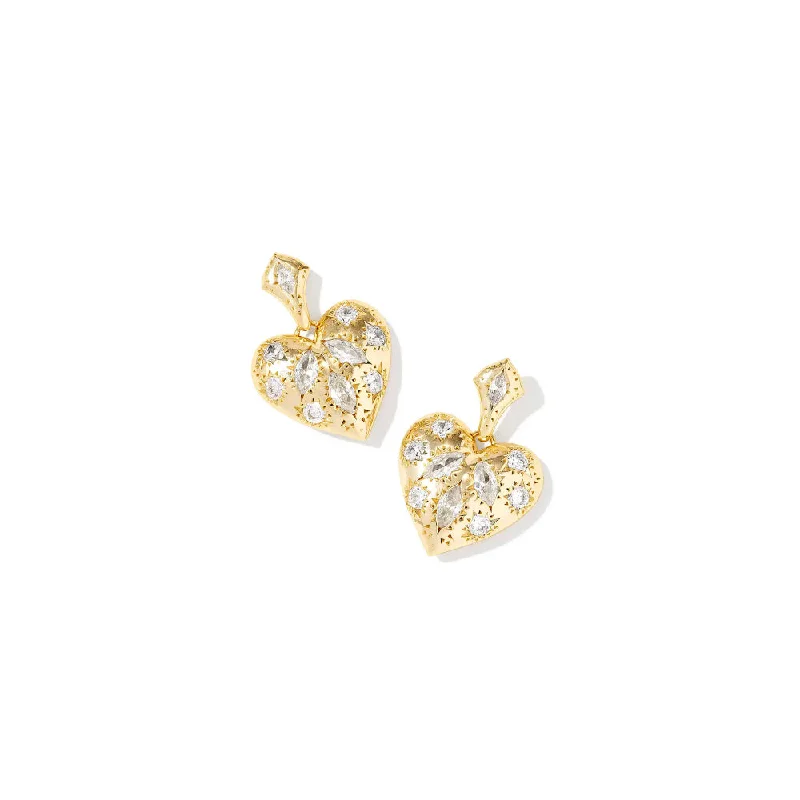 The Perfect Jewelry Piece At The Perfect Discount Kendra Scott Holland Heart Drop Earrings