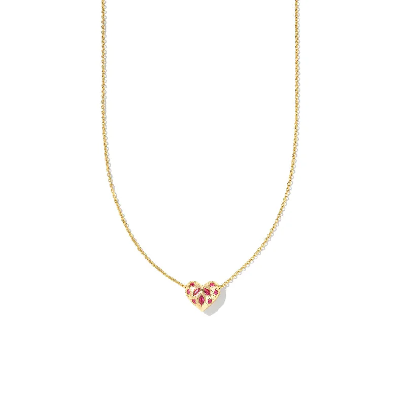 Jewelry Clearance – Final Chance To Save Big Kendra Scott Holland Heart Short Pendant Necklace