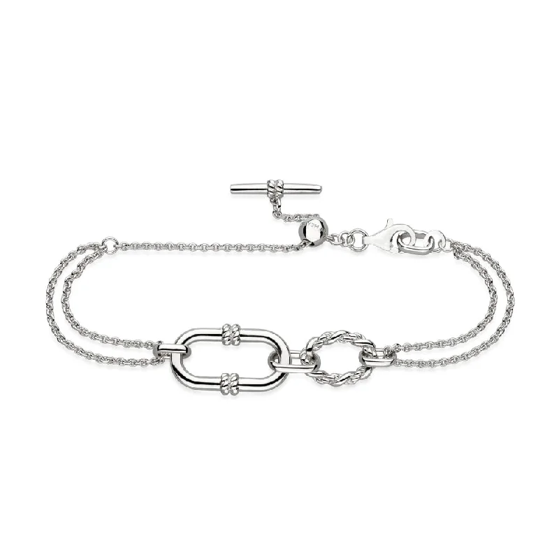 Accessorize For Less – Luxury Jewelry At Affordable Prices Kit Heath Marina Rope Link Duo Grande Twin Chain Slider Bracelet Accessorize For Less – Luxury Jewelry At Affordable Prices Kit Heath Marina Rope Link Duo Grande Twin Chain Slider Bracelet