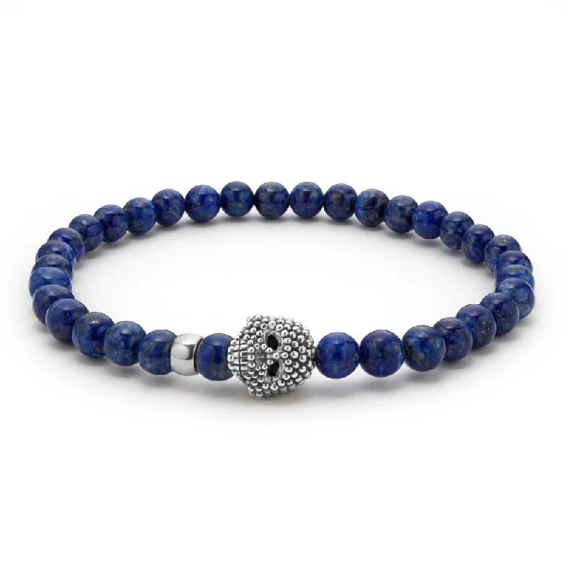 Flash Sale On Stunning Jewelry – Don't Miss Out Lagos Anthem Lapis Skull Bracelet