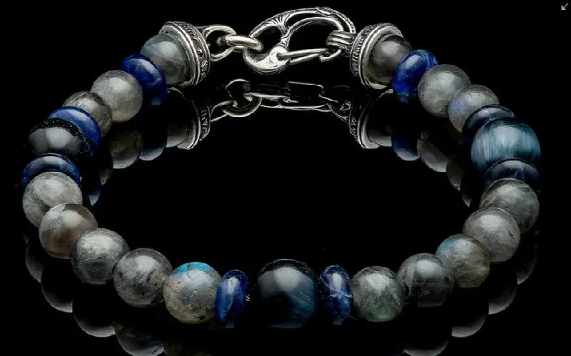 Limited-Time Offer On Elegant Jewelry Pieces Magician Beaded Bracelet with Sodalite, labradorite and blue tiger eye Limited-Time Offer On Elegant Jewelry Pieces Magician Beaded Bracelet with Sodalite, labradorite and blue tiger eye