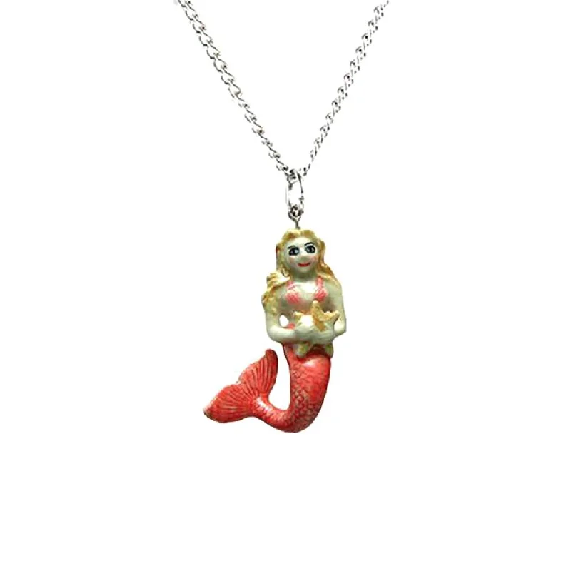 Luxury Meets Affordability – Jewelry Sale Live Now Mermaid Pendant Porcelain Jewelry