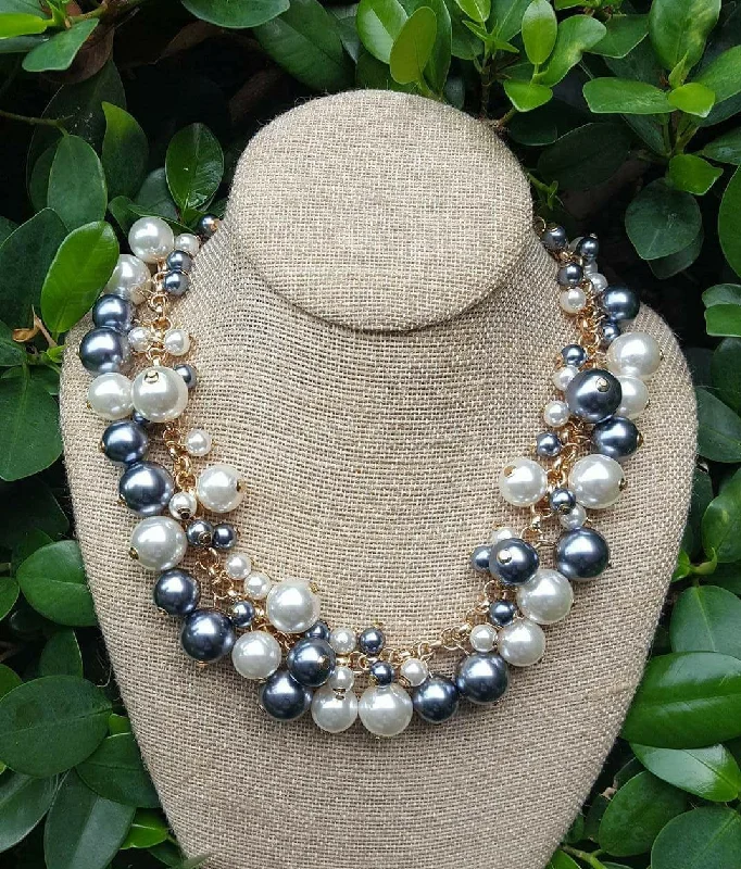 Don't Miss Our Biggest Jewelry Sale Of The Season Molly Pearl Bauble Necklace - Oxford Gray Don't Miss Our Biggest Jewelry Sale Of The Season Molly Pearl Bauble Necklace - Oxford Gray
