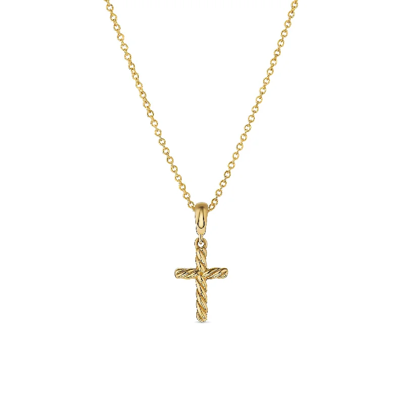 Waterproof Stainless Steel Jewelry For Lasting Beauty Cable Cross Necklace