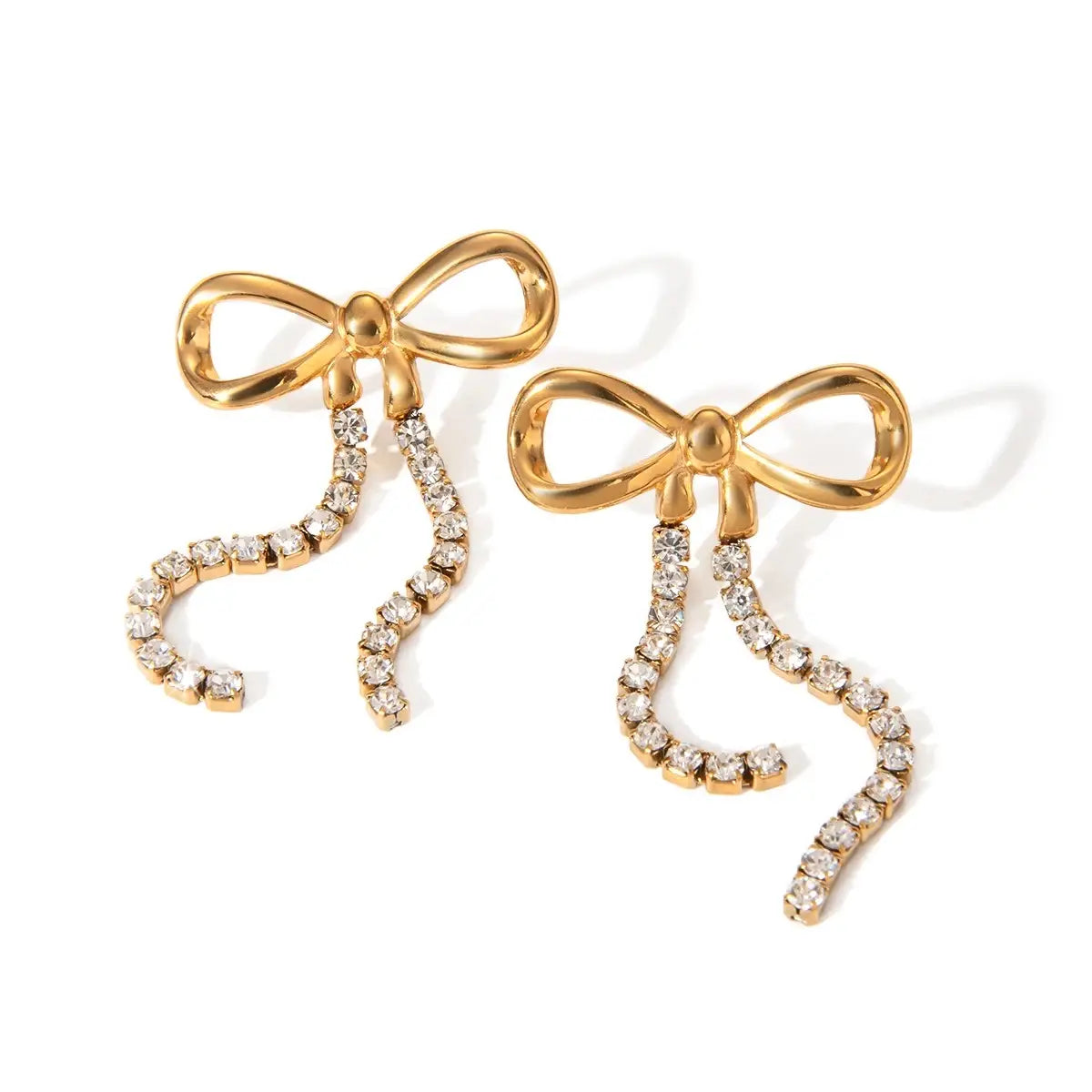 Holiday Jewelry Sale – Perfect Gifts At Great Prices Olivia Gold Bow Statement Earrings