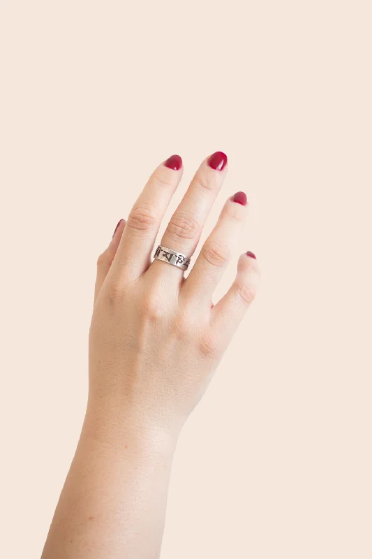 Clearance Sale On High-End Jewelry Collections Om Mani Mantra Ring