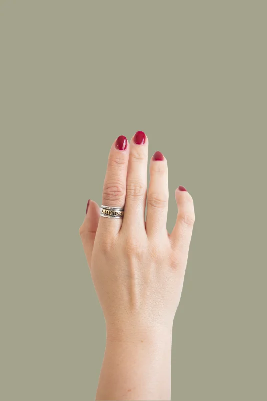 Affordable Elegance – Premium Jewelry At Special Prices Om Spinning Meditation Ring