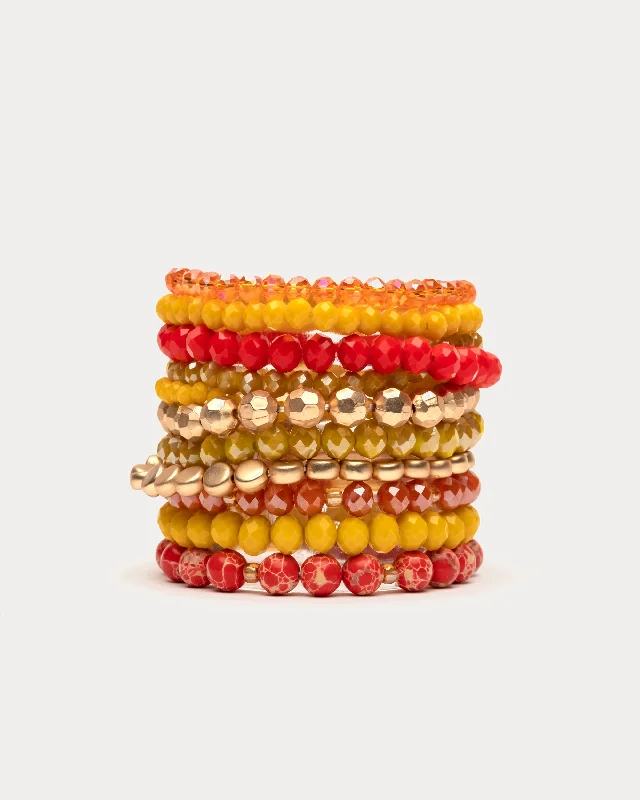 Stunning Statement Jewelry, Unbeatable Discounts Palm Springs Beaded Stacked Bracelet Stunning Statement Jewelry, Unbeatable Discounts Palm Springs Beaded Stacked Bracelet