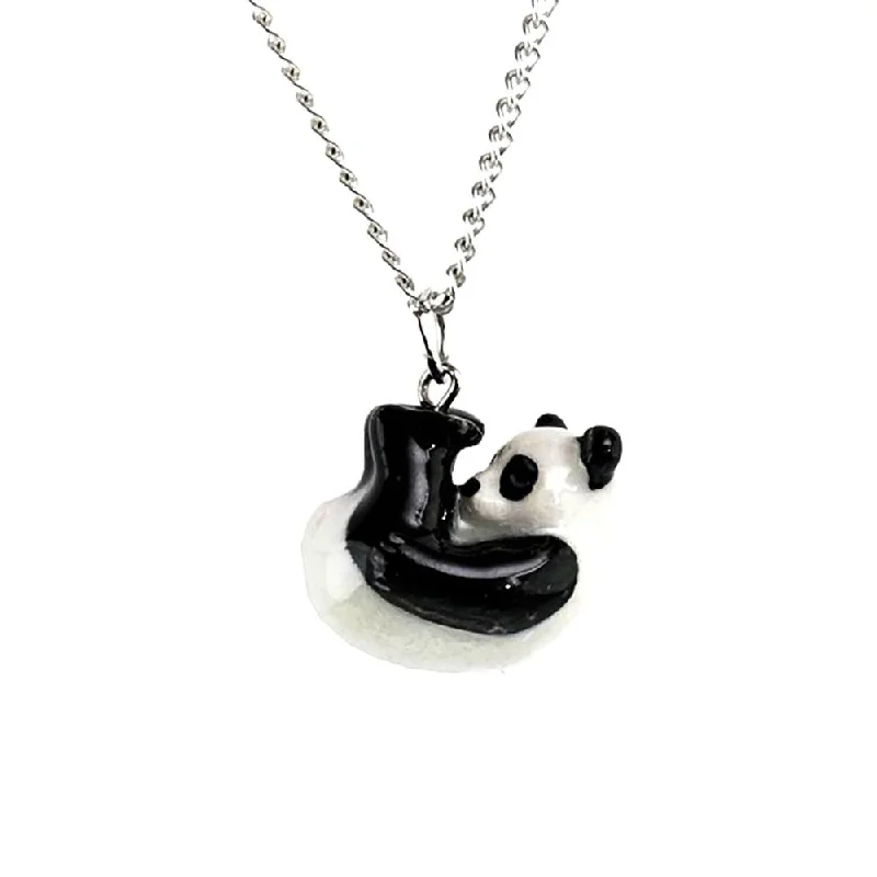 Once-A-Year Jewelry Sale – Grab Your Favorites Now Panda - Roly Poly Panda Pendant Porcelain Jewelry