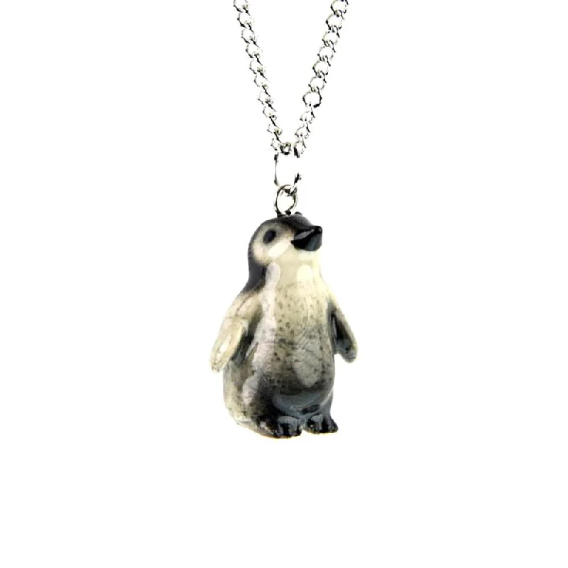 Unmissable Jewelry Discounts – Elevate Your Look For Less Penguin Chick Porcelain Pendant Porcelain Jewelry