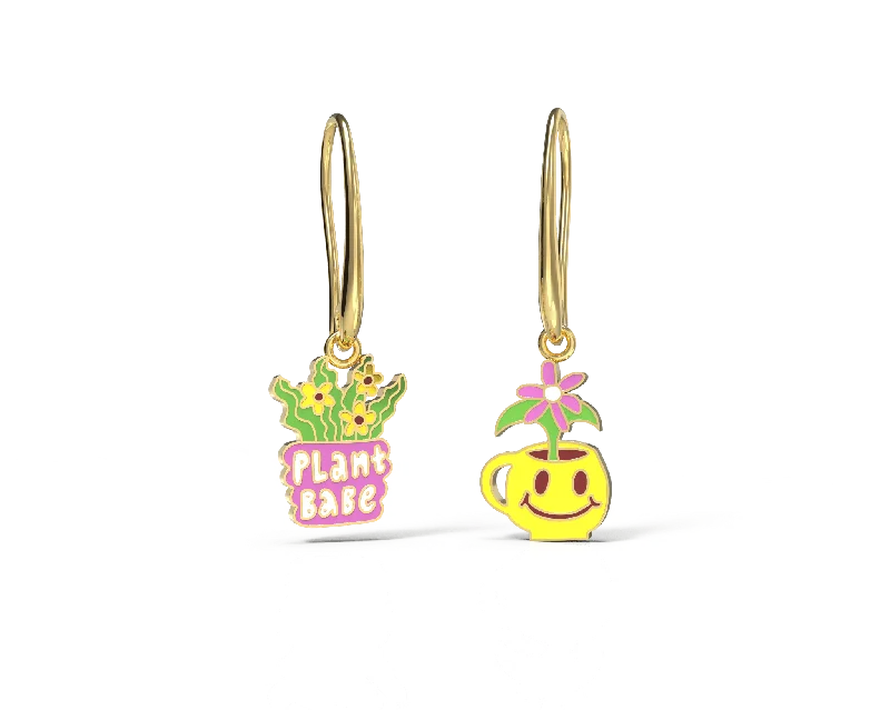 Unique Jewelry For Less – Shop The Sale Now Plant Babe Drop Earrings