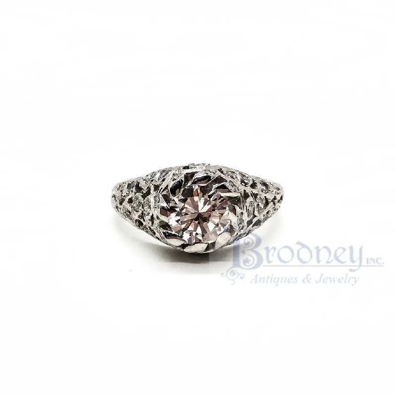 Dainty And Elegant Jewelry Now At Reduced Prices Platinum and Brilliant Cut Diamond Engagement Ring Dainty And Elegant Jewelry Now At Reduced Prices Platinum and Brilliant Cut Diamond Engagement Ring