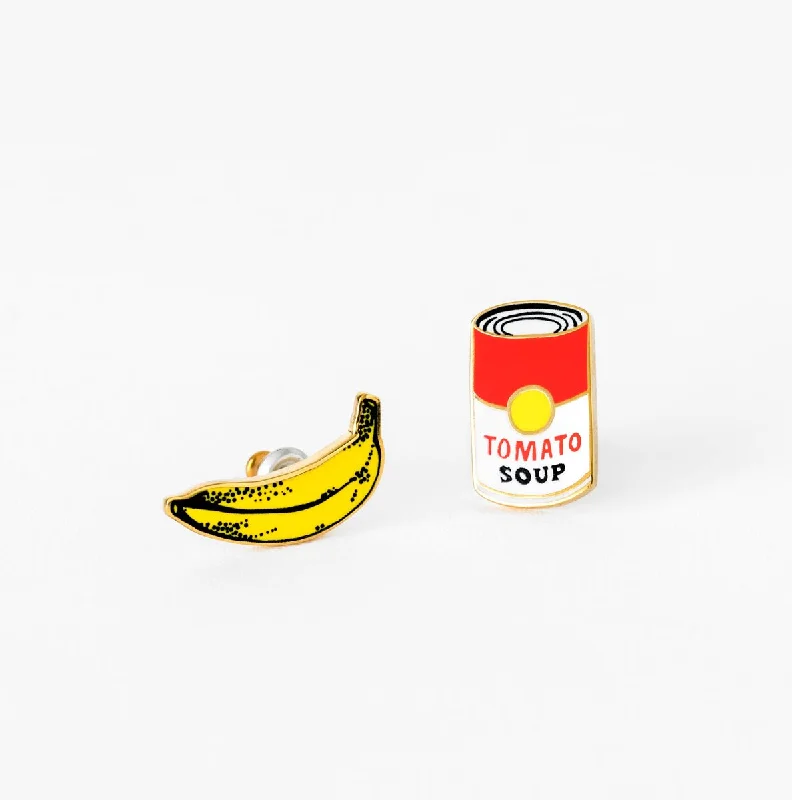 Unlock Unbeatable Jewelry Deals Before They’Re Gone Pop Art Banana & Soup Earring