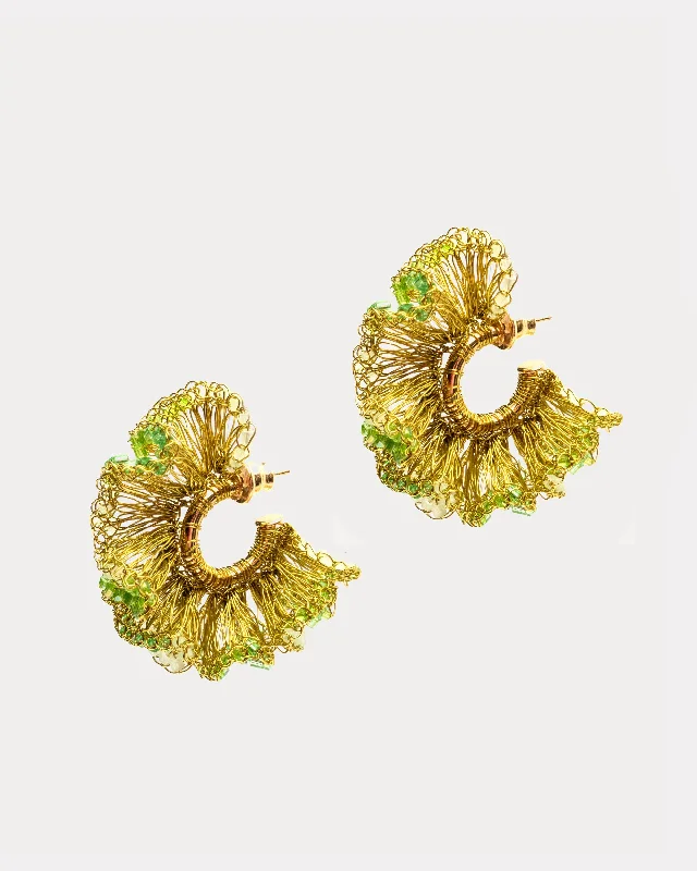 Limited-Stock Jewelry Sale – Once It's Gone, It's Gone Rio Hoop Earring Green
