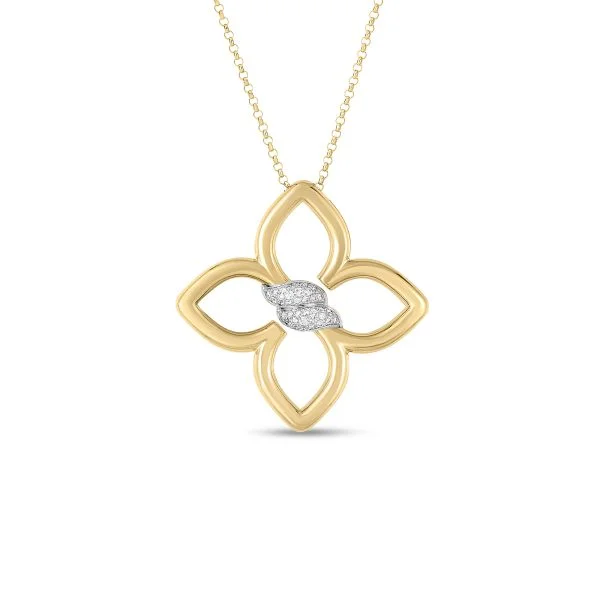 Flash Sale On Stunning Jewelry – Don't Miss Out Roberto Coin Cialoma 18K Yellow Gold Diamond Necklace