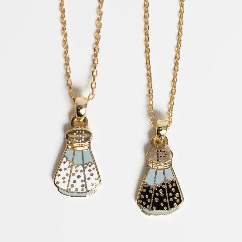 Buy More, Save More On Stunning Jewelry Designs Salt & Pepper - Double-Sided Pendant