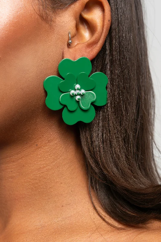 Flash Sale On Elegant Jewelry – Don't Miss Out SATO MINI earrings in GREEN