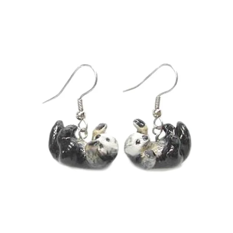 Unique Jewelry Designs Now At Discounted Rates Sea Otter Porcelain Earrings