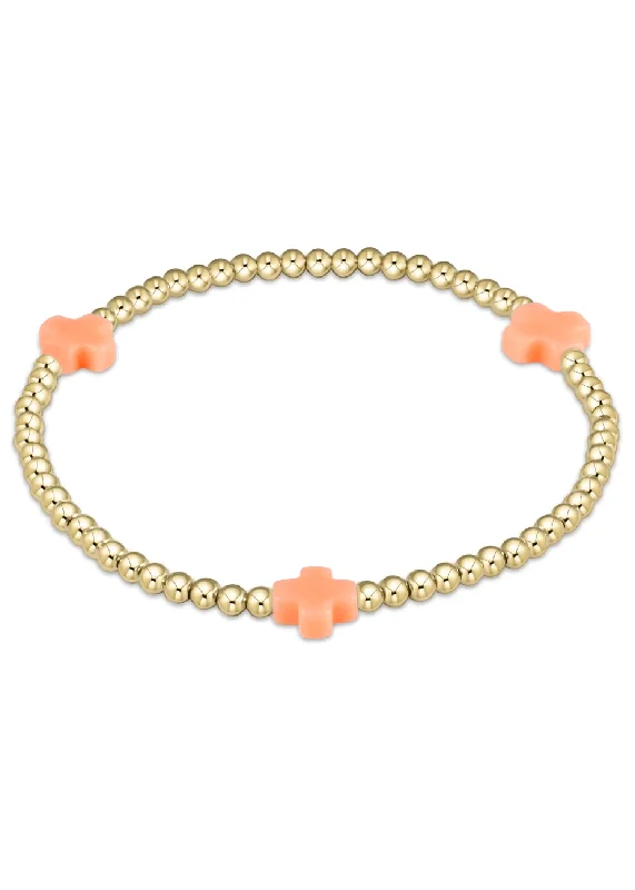 Celebrate Every Occasion With Sparkling Savings eGIRL SIGNATURE CROSS BRACELET - CORAL Celebrate Every Occasion With Sparkling Savings eGIRL SIGNATURE CROSS BRACELET - CORAL