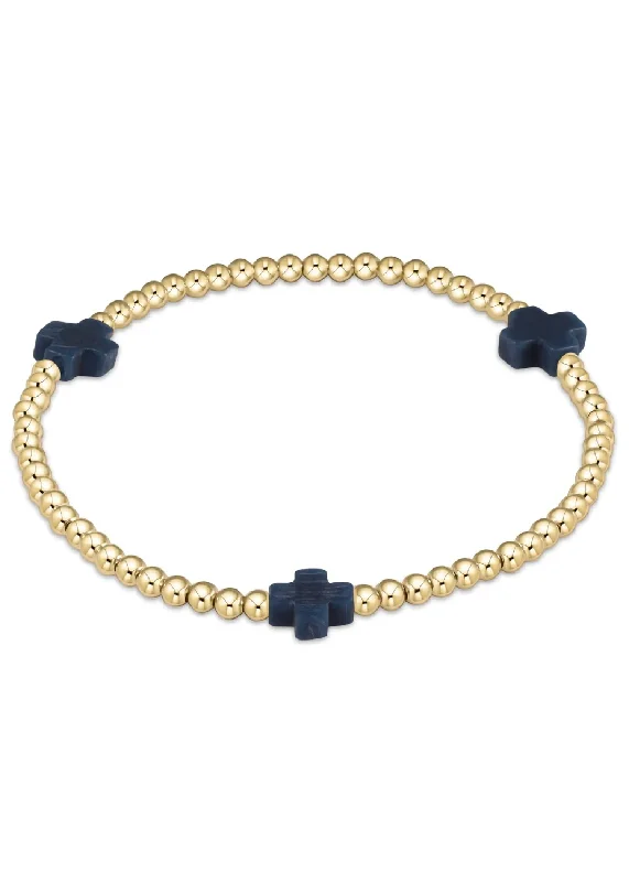 Bold And Beautiful Jewelry Now At Irresistible Prices eGIRL SIGNATURE CROSS BRACELET - NAVY Bold And Beautiful Jewelry Now At Irresistible Prices eGIRL SIGNATURE CROSS BRACELET - NAVY