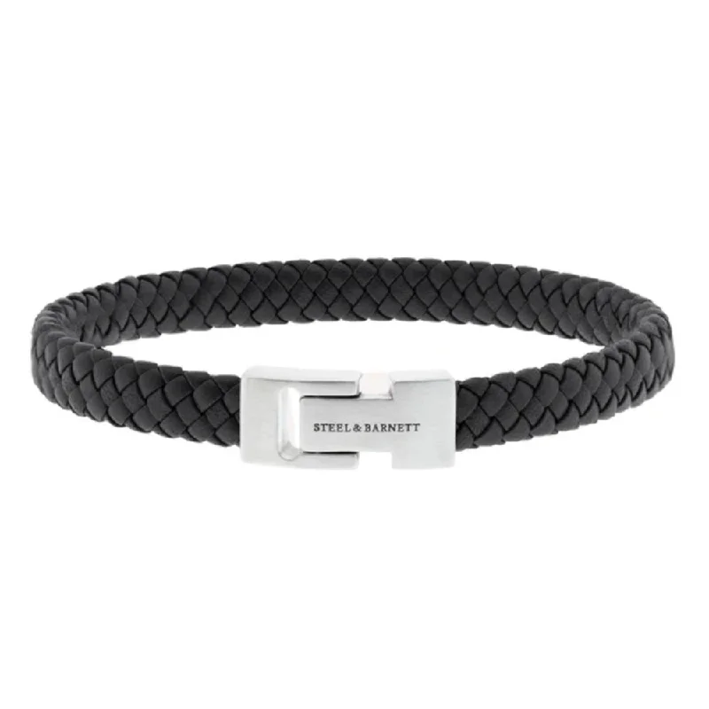 Limited Stock On Premium Jewelry At Low Prices Steel & Barnett Men's Leather "Archie" Bracelet Limited Stock On Premium Jewelry At Low Prices Steel & Barnett Men's Leather "Archie" Bracelet