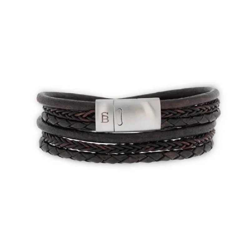 Flash Sale On Exquisite Jewelry – Don't Miss Out Steel & Barnett Men's Leather "Bonacci" Bracelet Flash Sale On Exquisite Jewelry – Don't Miss Out Steel & Barnett Men's Leather "Bonacci" Bracelet