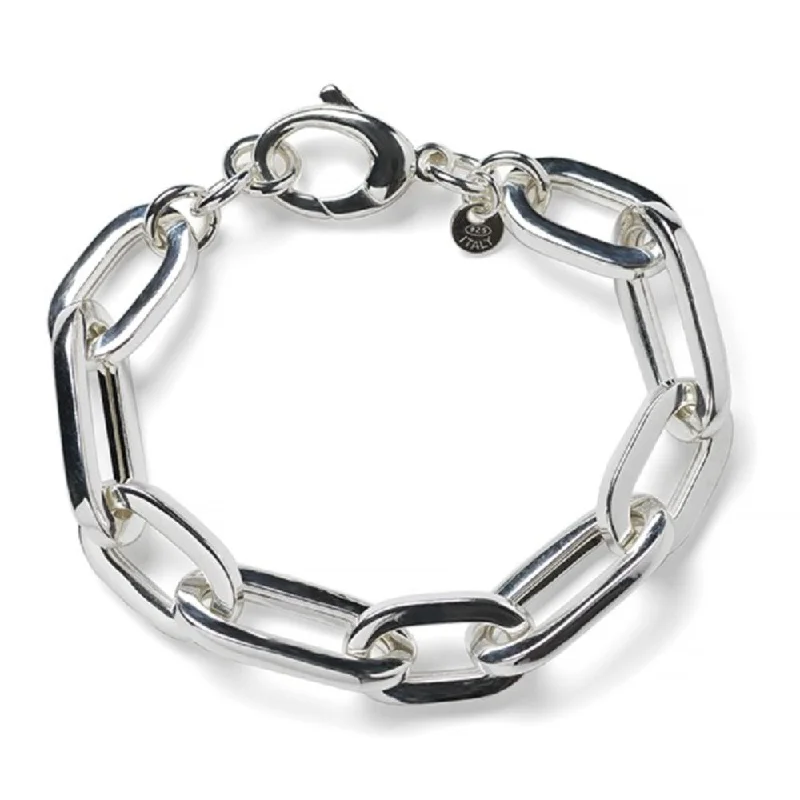 Best Jewelry Sale – Shop Exclusive Designs Now Sterling Silver Oval Links Bracelet