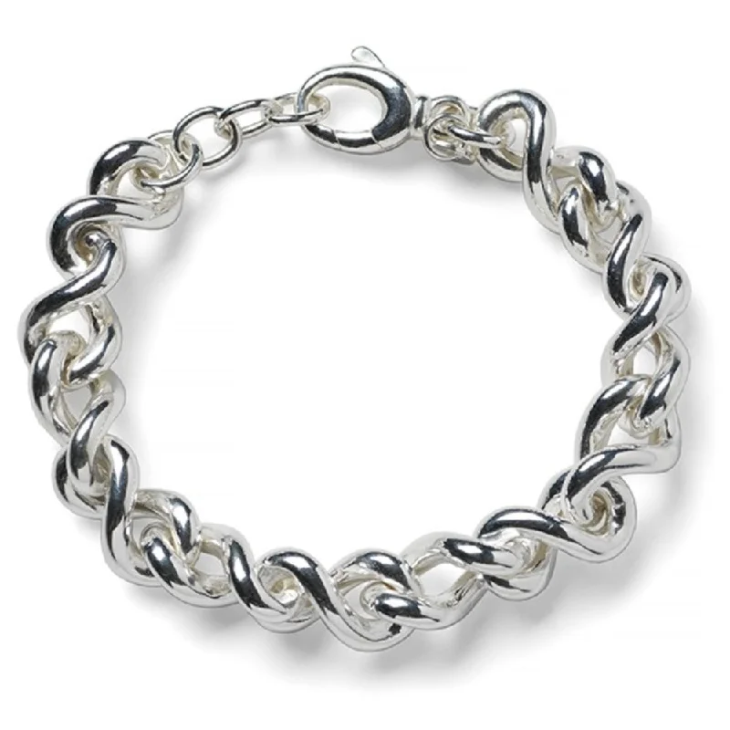 Flash Deals On Fine Jewelry – Shop Before It's Gone Sterling Silver Infinity Links Bracelet Flash Deals On Fine Jewelry – Shop Before It's Gone Sterling Silver Infinity Links Bracelet
