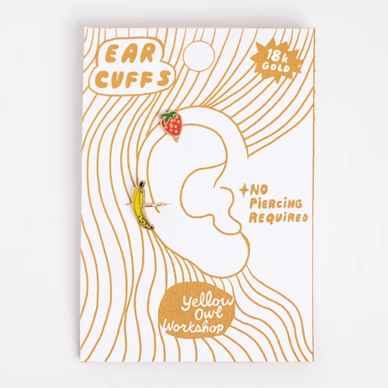 Upgrade Your Collection With Our Limited-Time Jewelry Sale Strawberry & Banana Ear Cuffs Upgrade Your Collection With Our Limited-Time Jewelry Sale Strawberry & Banana Ear Cuffs