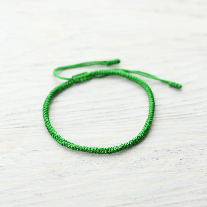 Fine Jewelry, Limited-Time Offers Available Tibetan Traditions Green Knotted Bracelet Fine Jewelry, Limited-Time Offers Available Tibetan Traditions Green Knotted Bracelet