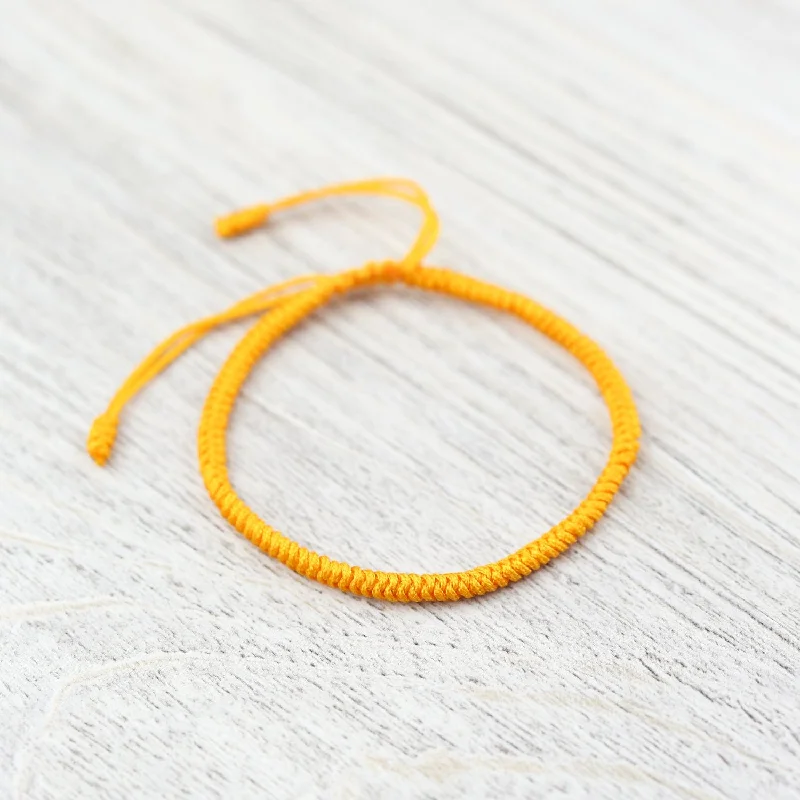 Unmissable Jewelry Sale – Shop Before It's Too Late Tibetan Traditions Yellow Knotted Bracelet Unmissable Jewelry Sale – Shop Before It's Too Late Tibetan Traditions Yellow Knotted Bracelet