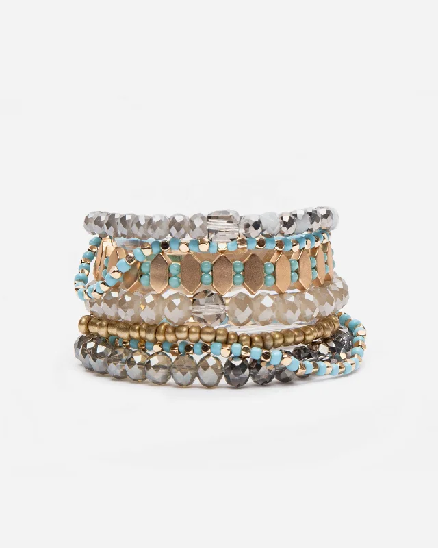 Shop Fine Jewelry With Amazing Deals Val-d'Isère Beaded Stacked Bracelet