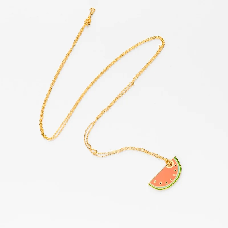 Eco-Friendly Sustainable Jewelry For Conscious Buyers Watermelon Pendant