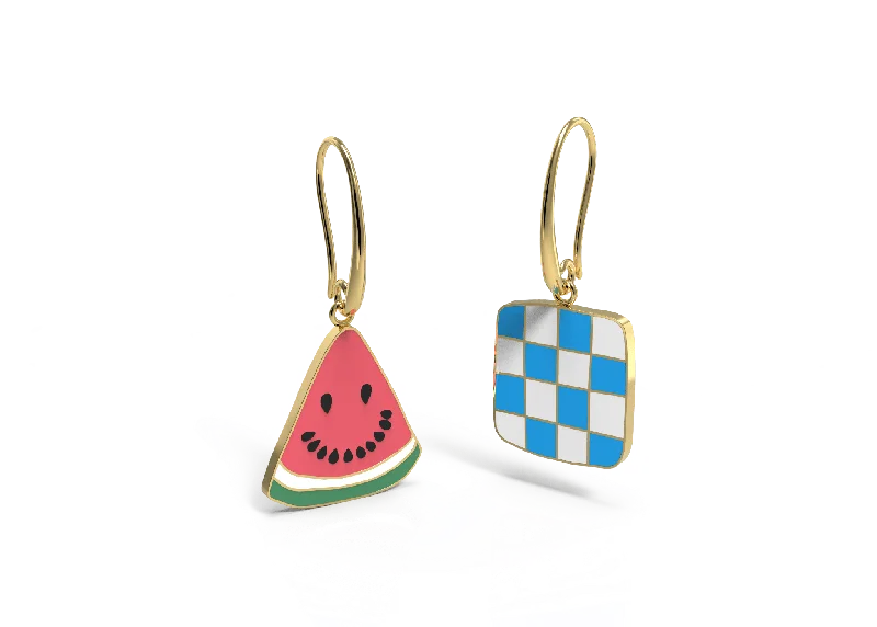 Shop Jewelry That Shines Without The High Price Watermelon Picnic Drop Earrings